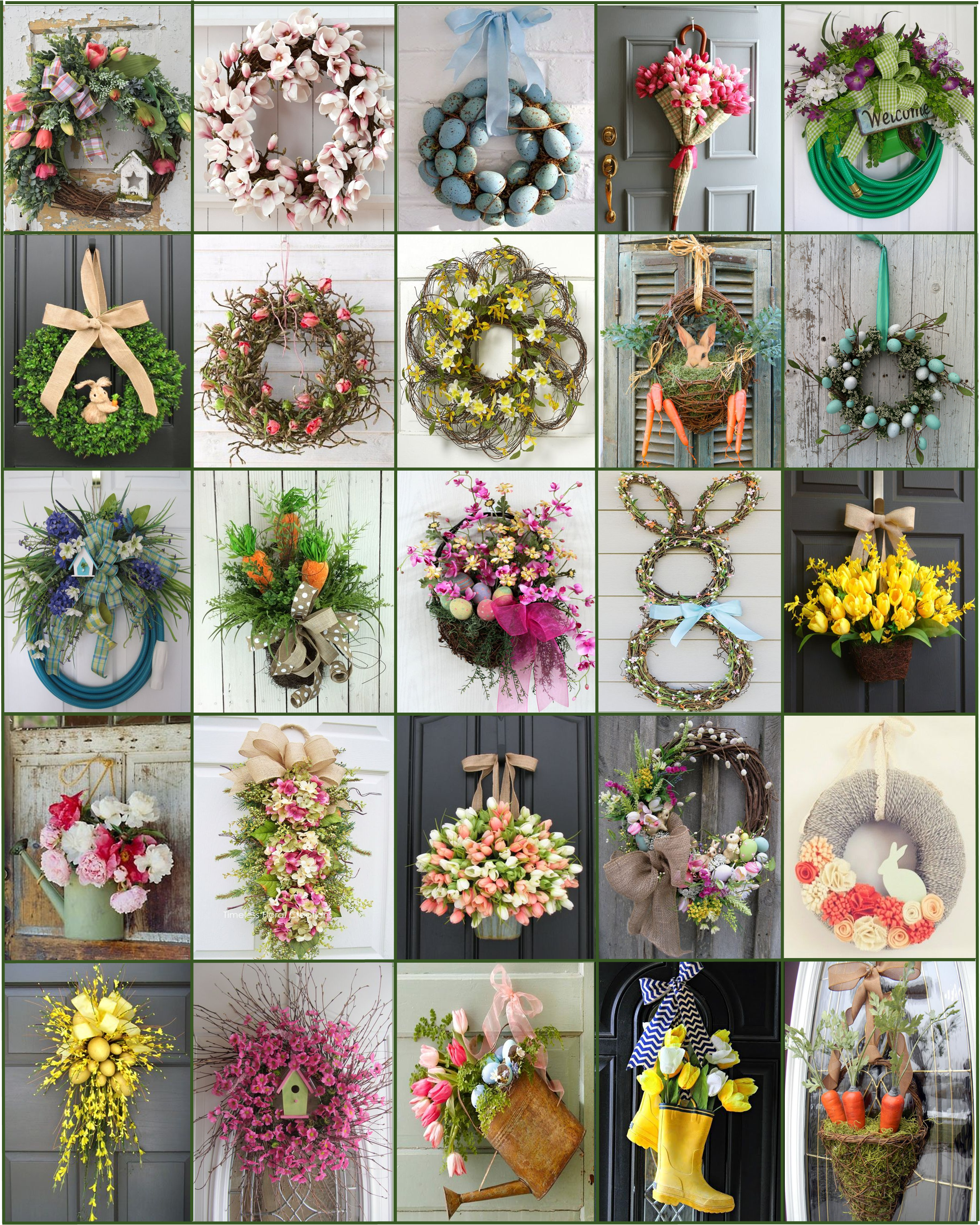 the best spring wreaths