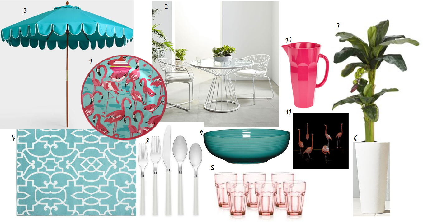 Summer patio styling